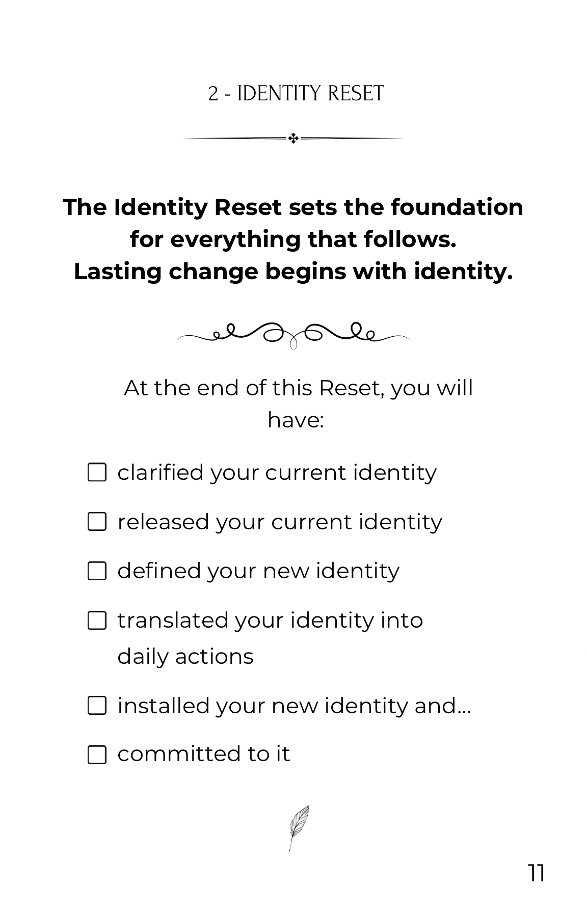 The 2026 Identity Reset - Journaling Edition